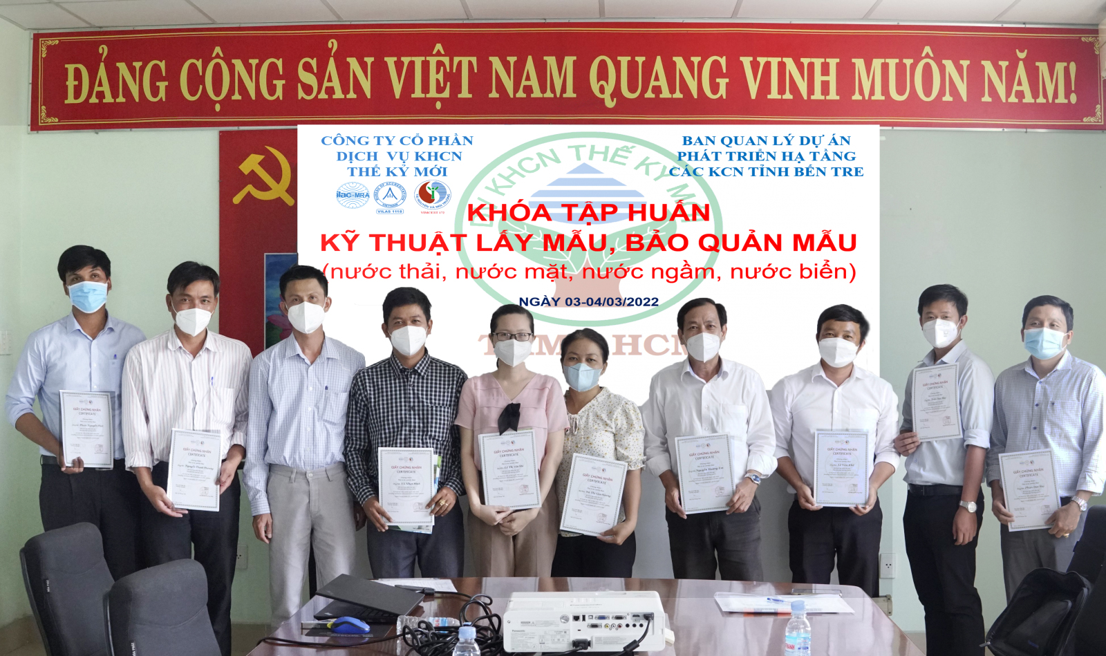 Hình ảnh chụp tại một buổi tập huấn mà NewCenLab đã thực hiện.