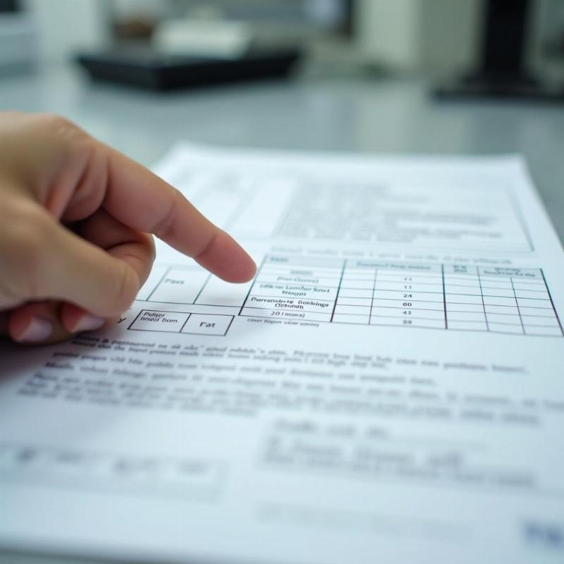 Giấy chứng nhận hoặc báo cáo kết quả kiểm nghiệm bún khô đạt chuẩn an toàn thực phẩm