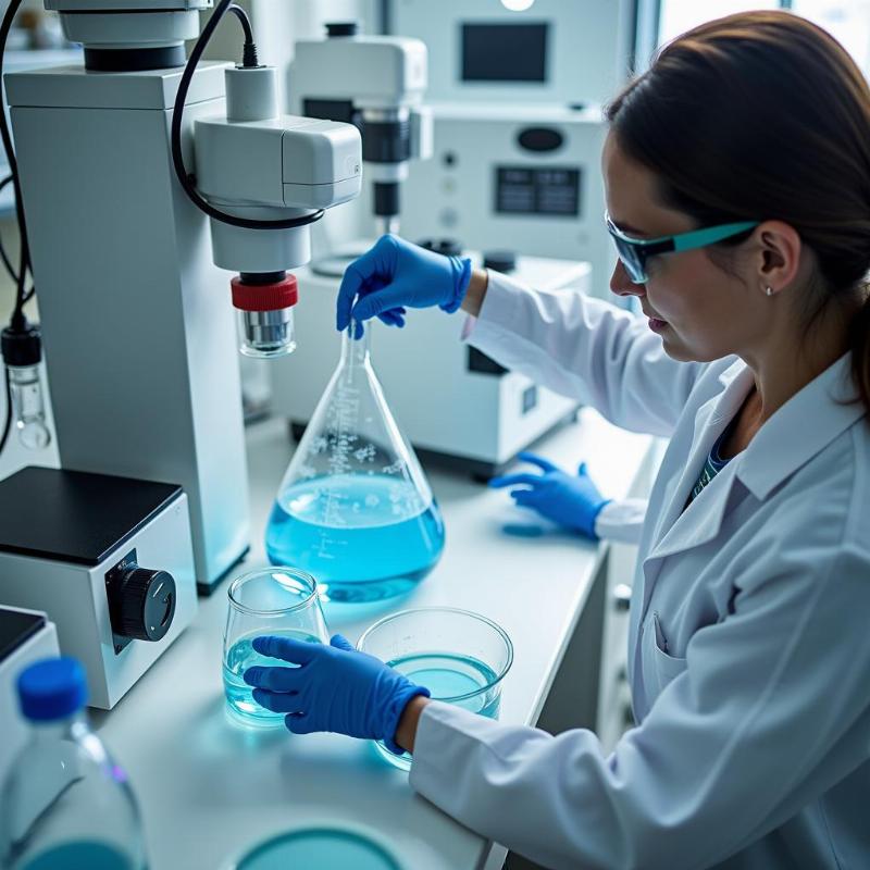 Hinh anh kiem nghiem dau dau nanh tai phong thi nghiem hien dai cua Newcenlab