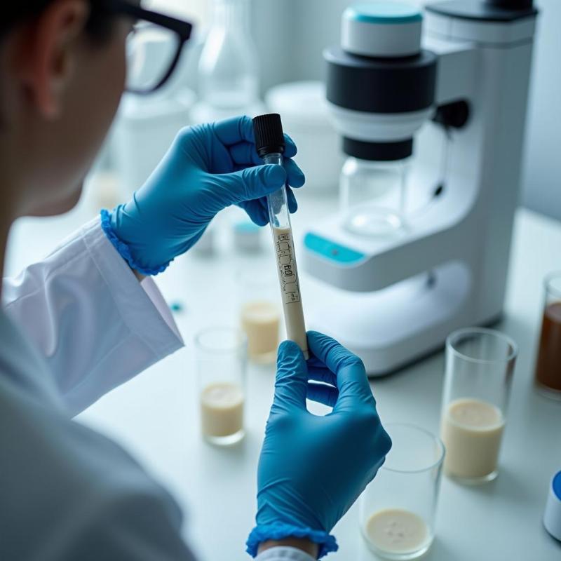 Phân tích chỉ tiêu lý hóa, vi sinh của sữa óc chó tại phòng kiểm nghiệm uy tín