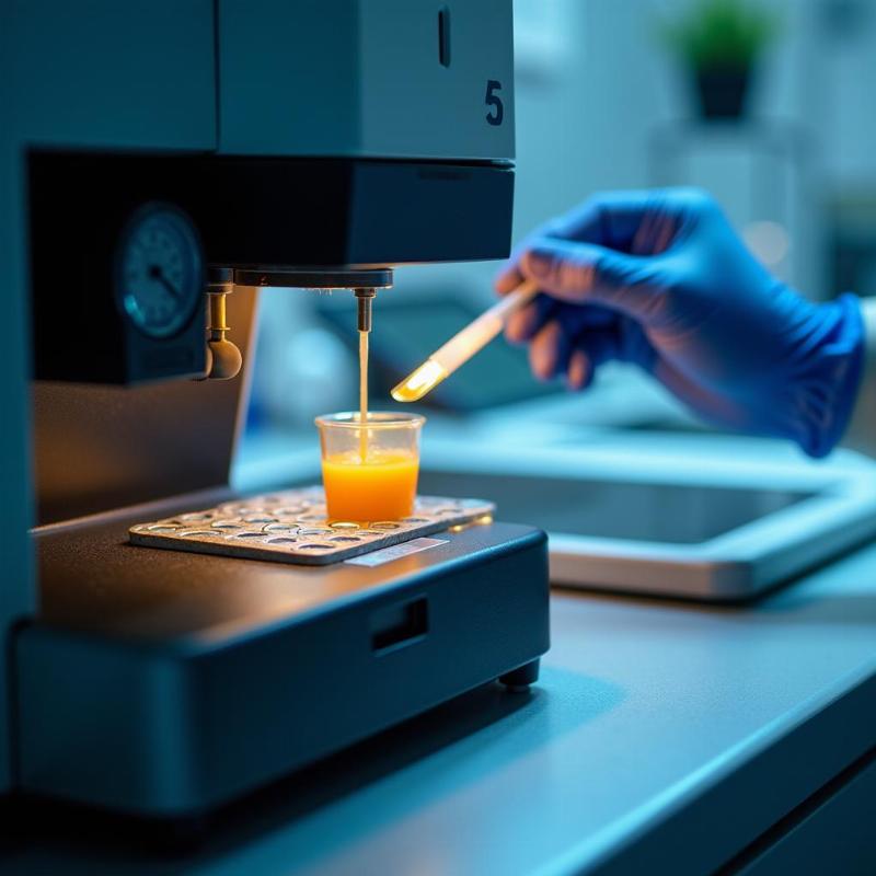 Thiết bị hiện đại phân tích hóa lý kim loại nặng trong mẫu bánh chưng